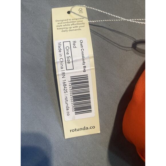 NWT Retired Rotunda Chatt Crossbody Bag Red - Picture 6 of 9